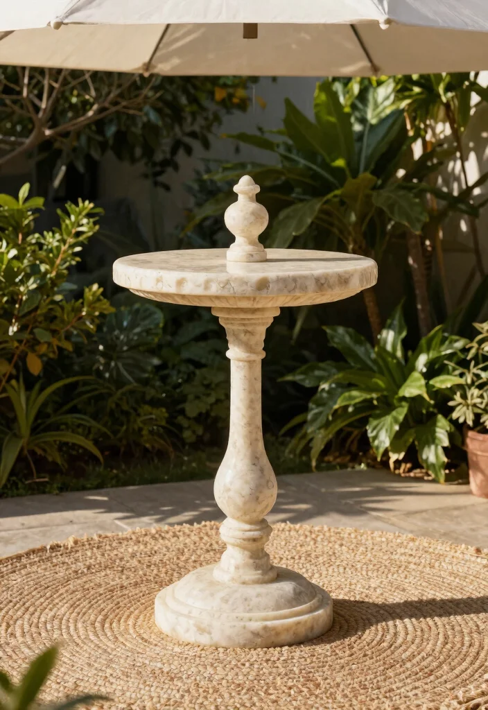 15 Beautiful Umbrella Stand Ideas for the Patio 6 15 Beautiful Umbrella Stand Ideas for the Patio 6. Elegant Stone Umbrella Stand 0