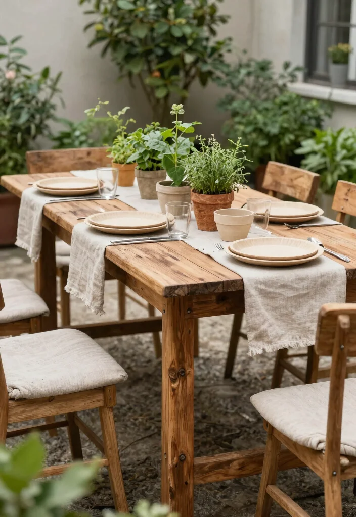 15 Best Patio Dining Table Ideas for Family BBQs 10 15 Best Patio Dining Table Ideas for Family BBQs 10. Eco Friendly Dining 0