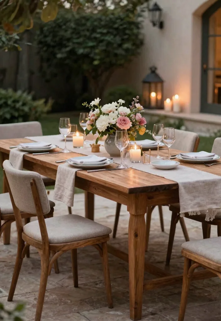 15 Best Patio Dining Table Ideas for Family BBQs 6 15 Best Patio Dining Table Ideas for Family BBQs 6. Elegant Dining Experience 0