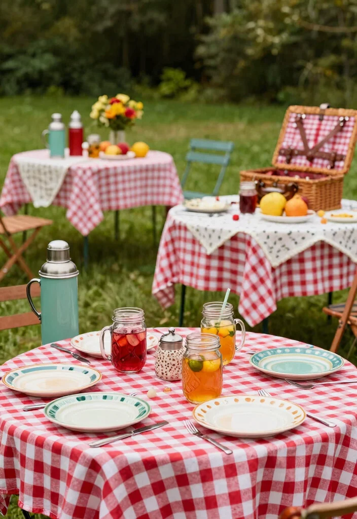 15 Best Patio Dining Table Ideas for Family BBQs 7 15 Best Patio Dining Table Ideas for Family BBQs 7. Vintage Picnic Vibe 0