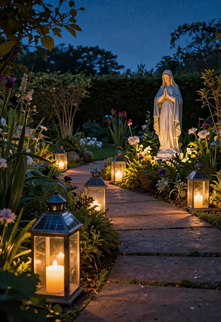 15 Bright Solar Powered Garden Path Lights Ideas 12. Create a Candlelit Effect with Solar Lights 0