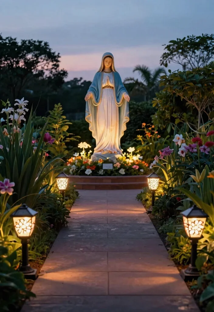 15 Bright Solar Powered Garden Path Lights Ideas 3. Pathway Stake Lights in Decorative Styles 0