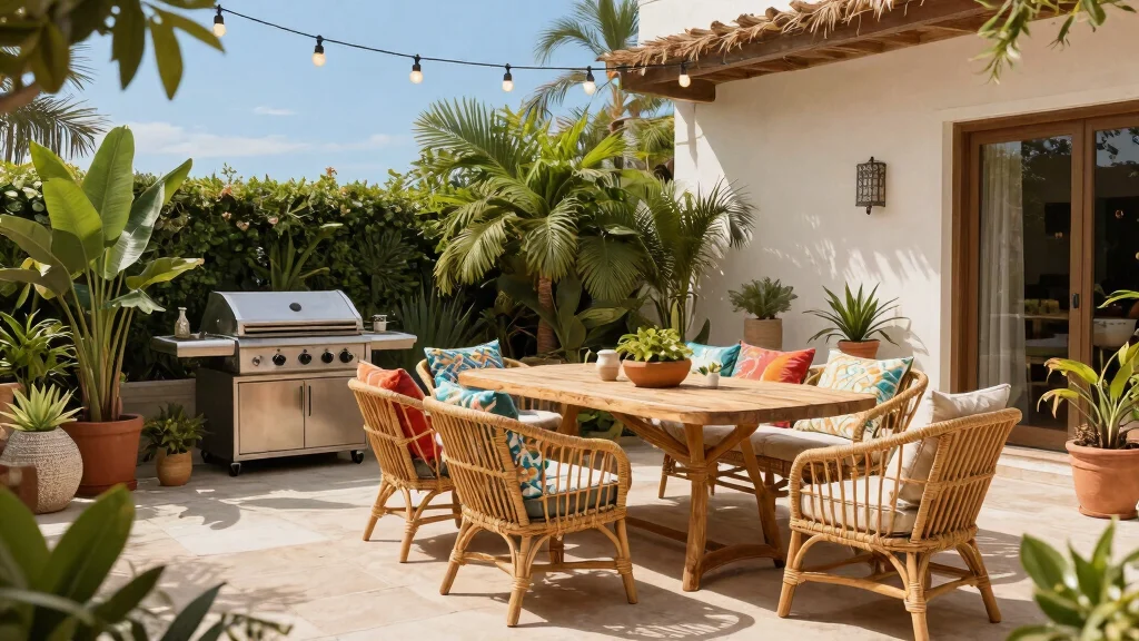 15 Chic Rattan Patio Furniture Ideas [Boho Style]