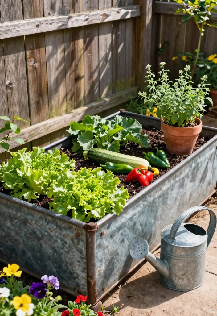 15 Durable Raised Metal Garden Bed Ideas No Rot 1. Classic Rectangular Metal Beds 0