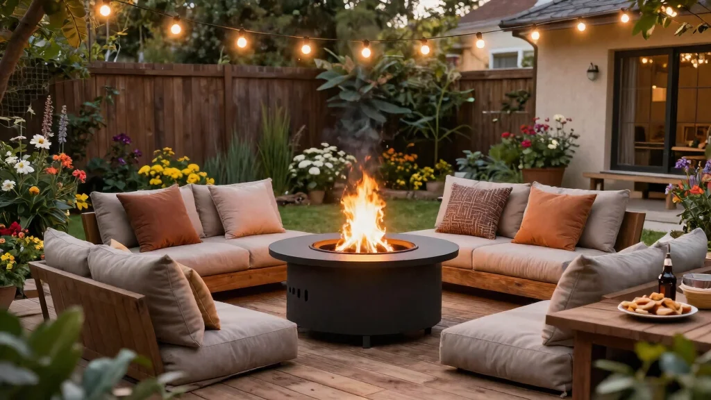 15 Easy Propane Fire Pit Ideas for Backyard Ambiance