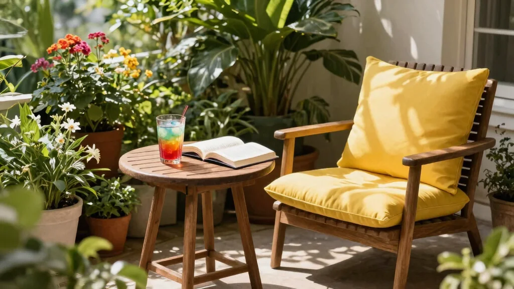 15 Handy Patio Side Table Ideas for Drinks and Books