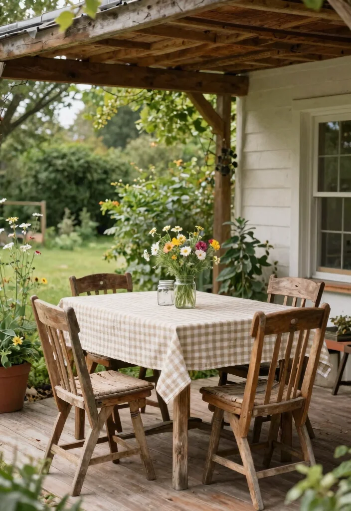 15 Huge Cantilever Umbrella Patio Ideas for Maximum Shade 3. Rustic Charm 0