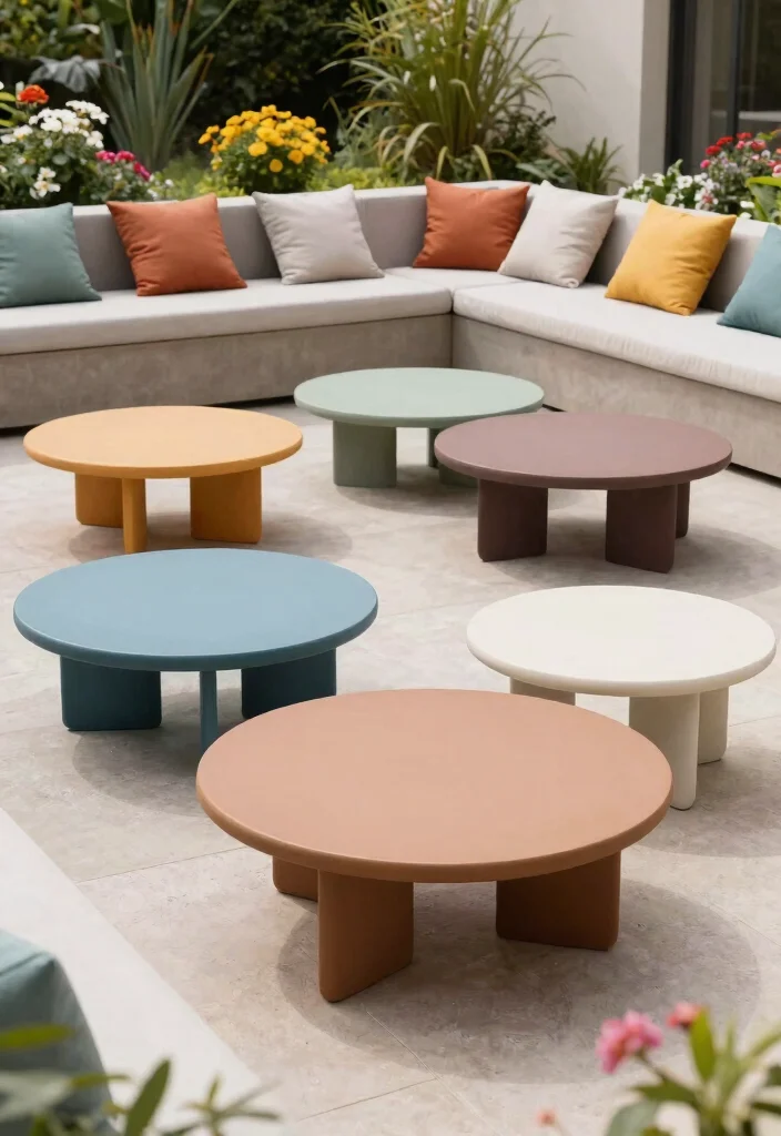 15 Modern Patio Coffee Table Ideas for Lounge Areas 8. Modular Coffee Tables 0