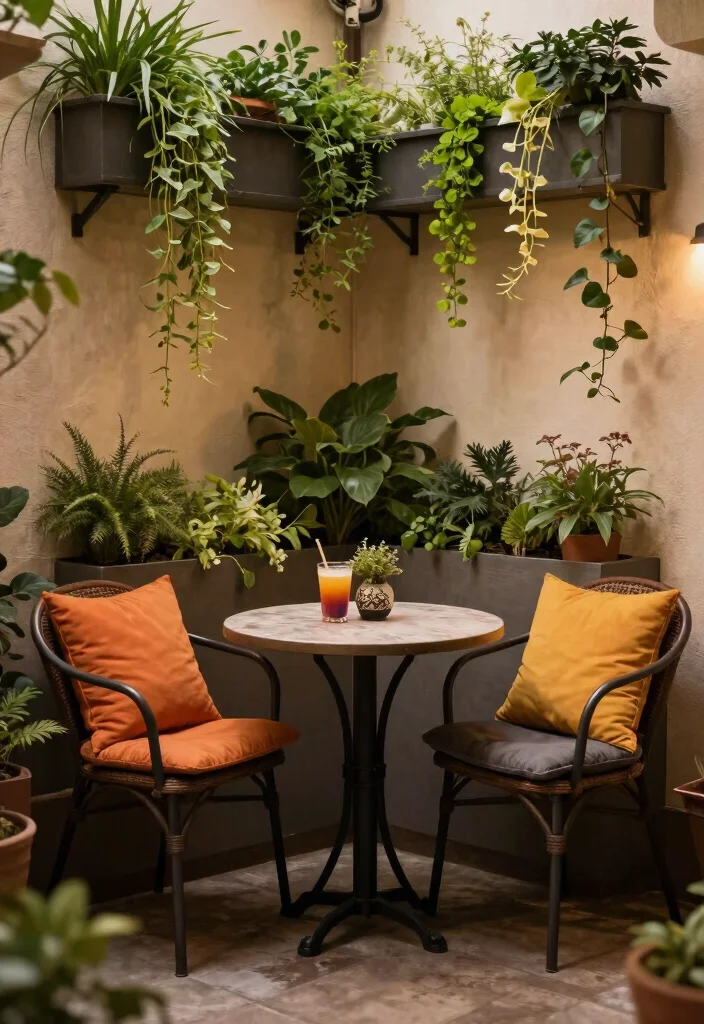 15 Pro Patio Set Up Ideas for Small Space Gardening Solutions 1. Cozy Corner Nook 0