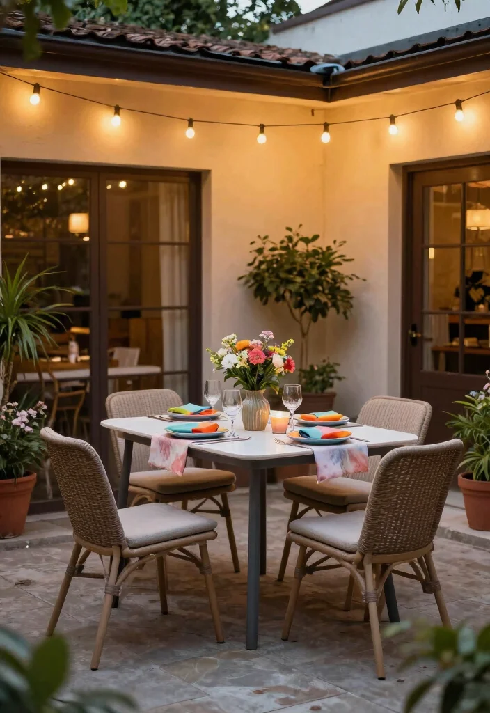 15 Pro Patio Set Up Ideas for Small Space Gardening Solutions 12. Outdoor Dining Experience 0