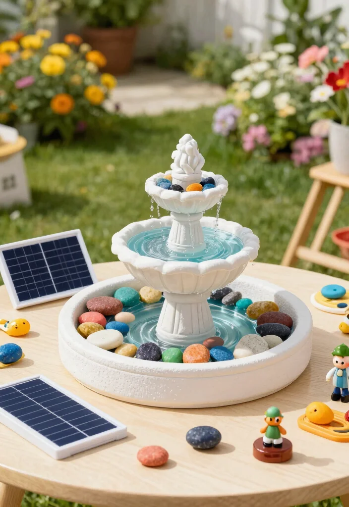 15 Relaxing Solar Fountain Ideas No Wires Needed 15. Customizable Solar Fountain Kits 0