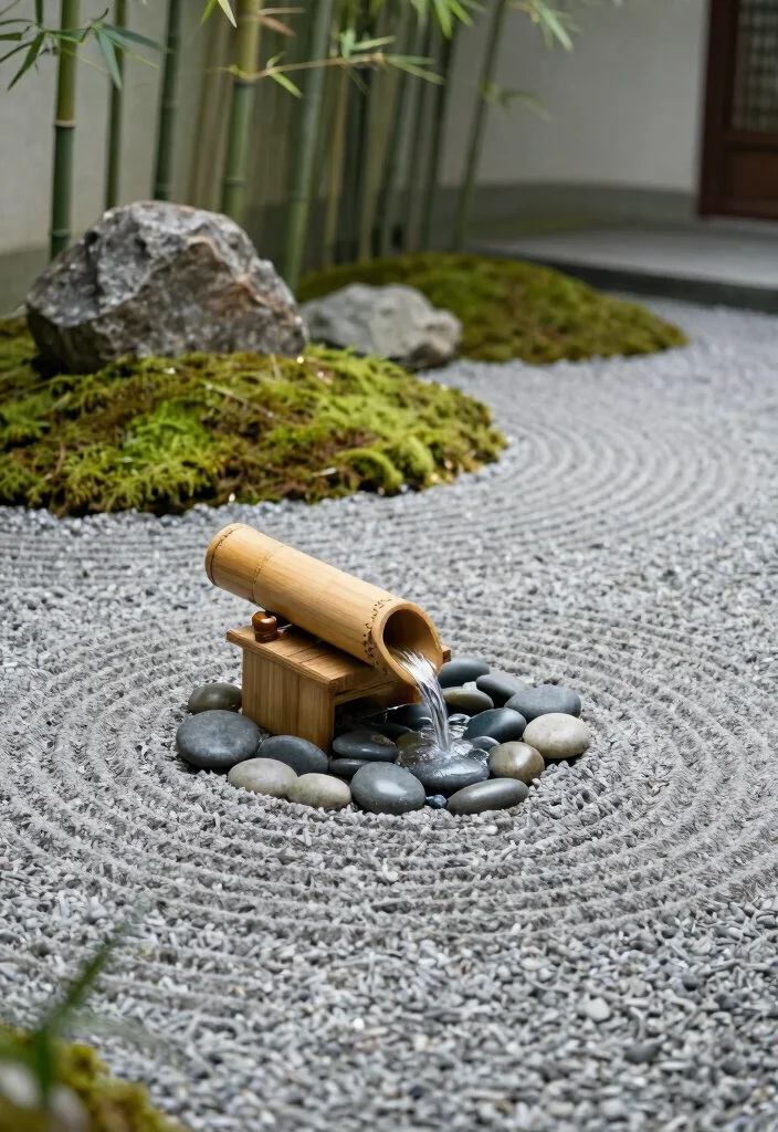 15 Relaxing Solar Fountain Ideas No Wires Needed 6. Zen Garden Fountain 0