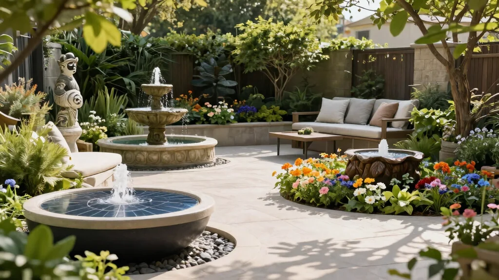 15 Relaxing Solar Fountain Ideas [No Wires Needed]