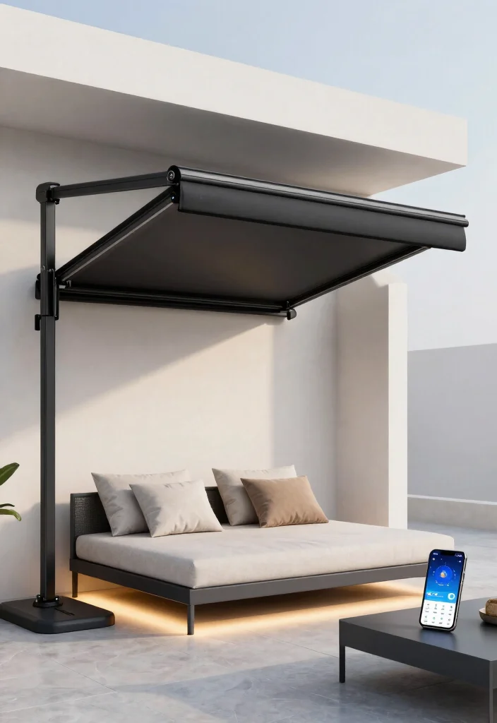 15 Sleek Retractable Awning Ideas for Patio Shade Fix 7 15 Sleek Retractable Awning Ideas for Patio Shade Fix 7. Smart Technology Integration 0