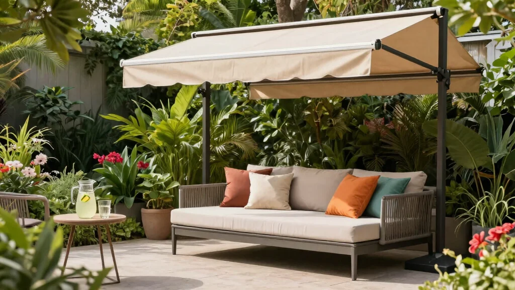 15 Sleek Retractable Awning Ideas for Patio Shade Fix