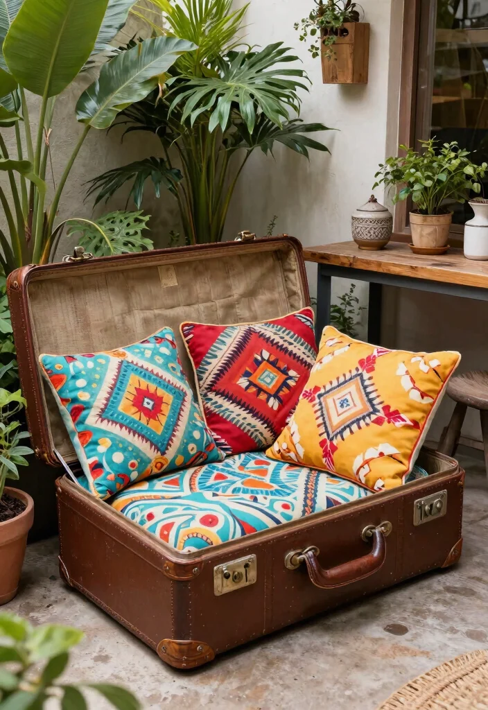 15 Smart Outdoor Cushion Storage Ideas Weatherproof 13. Creative Repurposed Furniture 0