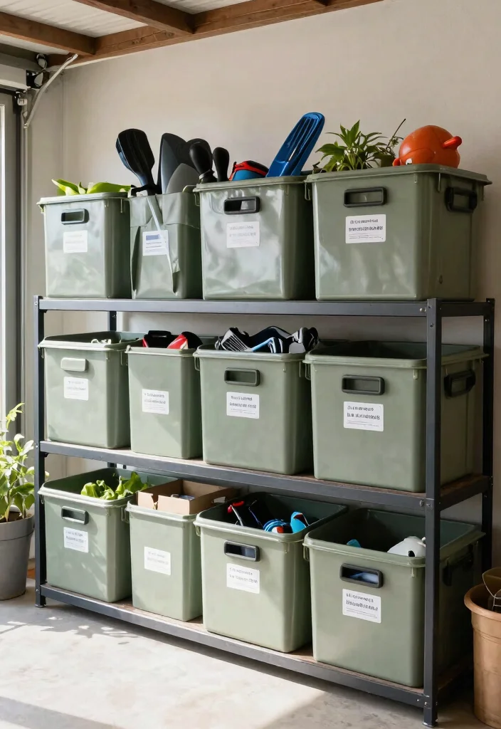 15 Space Saving Kayak Garage Storage Ideas Hoists Racks 13. Weatherproof Storage Boxes 0