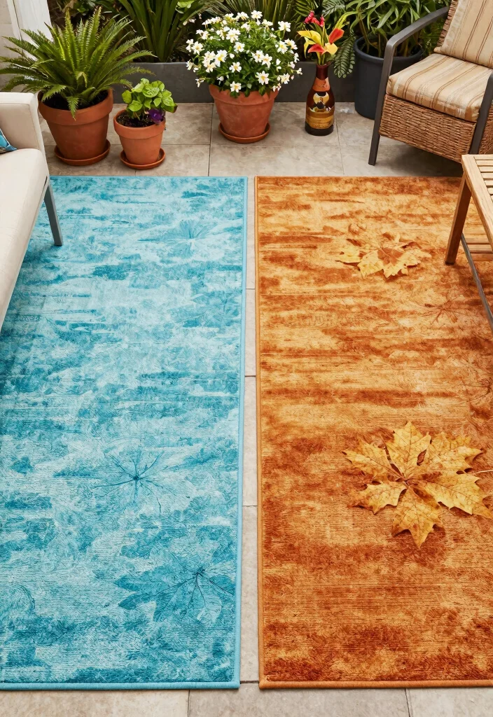 15 Stunning Patio Rug Inspiration Photos for Summer 13 15 Stunning Patio Rug Inspiration Photos for Summer 13. Seasonal Switch 0