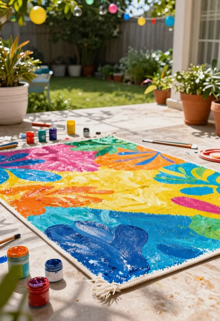 15 Stunning Patio Rug Inspiration Photos for Summer 15 15 Stunning Patio Rug Inspiration Photos for Summer 15. DIY Rug Projects 0