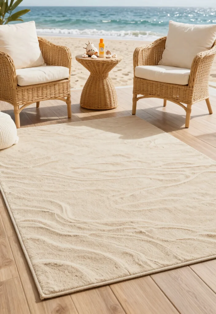 15 Stunning Patio Rug Inspiration Photos for Summer 2 15 Stunning Patio Rug Inspiration Photos for Summer 2. Coastal Comfort 0