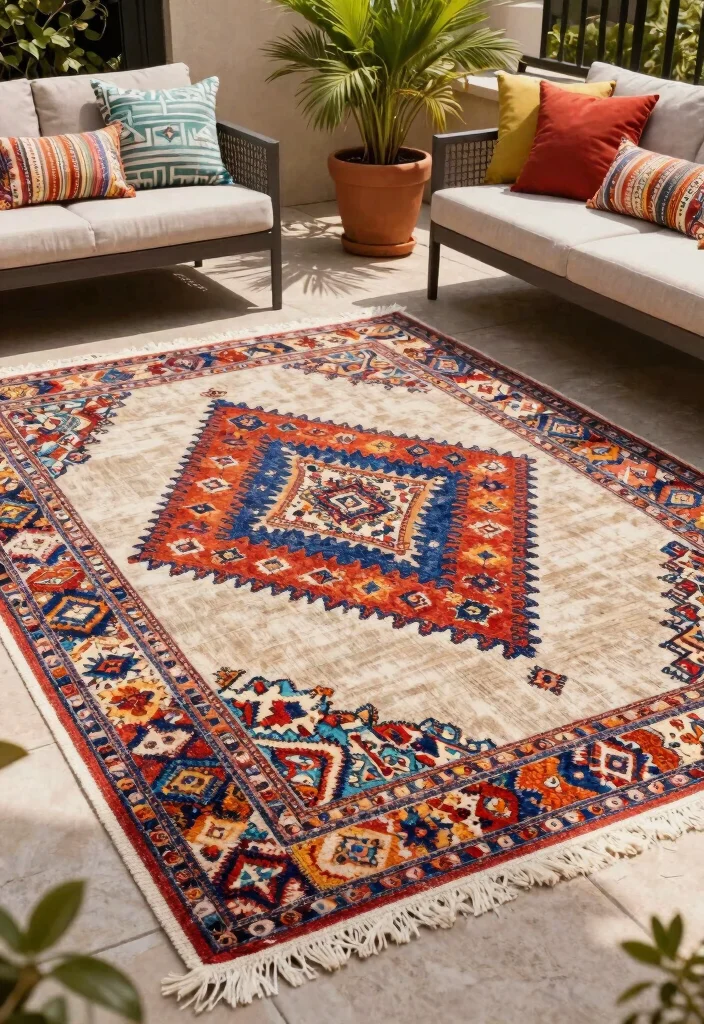 15 Stunning Patio Rug Inspiration Photos for Summer 9 15 Stunning Patio Rug Inspiration Photos for Summer 9. Layering Rugs 0