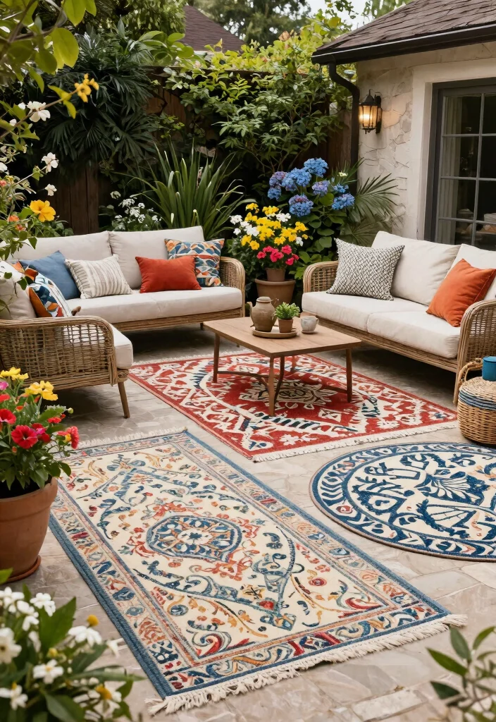 15 Stunning Patio Rug Inspiration Photos for Summer 16 15 Stunning Patio Rug Inspiration Photos for Summer Conclusion 0