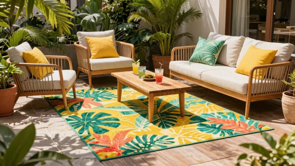 15 Stunning Patio Rug Inspiration Photos for Summer