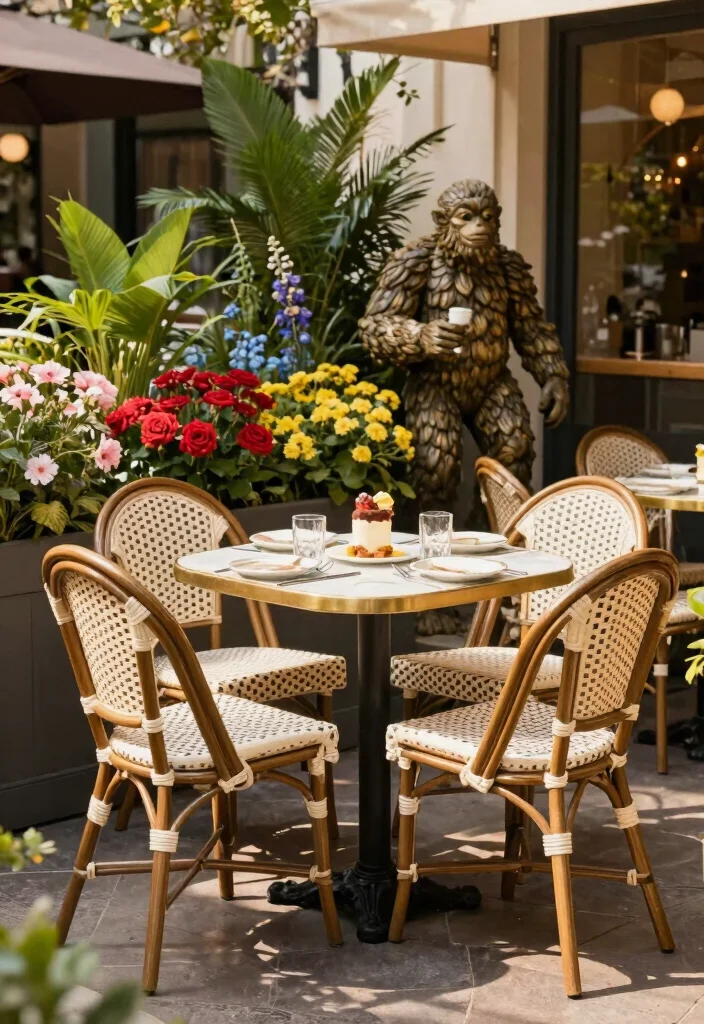 15 Stylish Outdoor Accent Chair Ideas for Cozy Nooks 13 15 Stylish Outdoor Accent Chair Ideas for Cozy Nooks 13. Elegant Bistro Chair 0