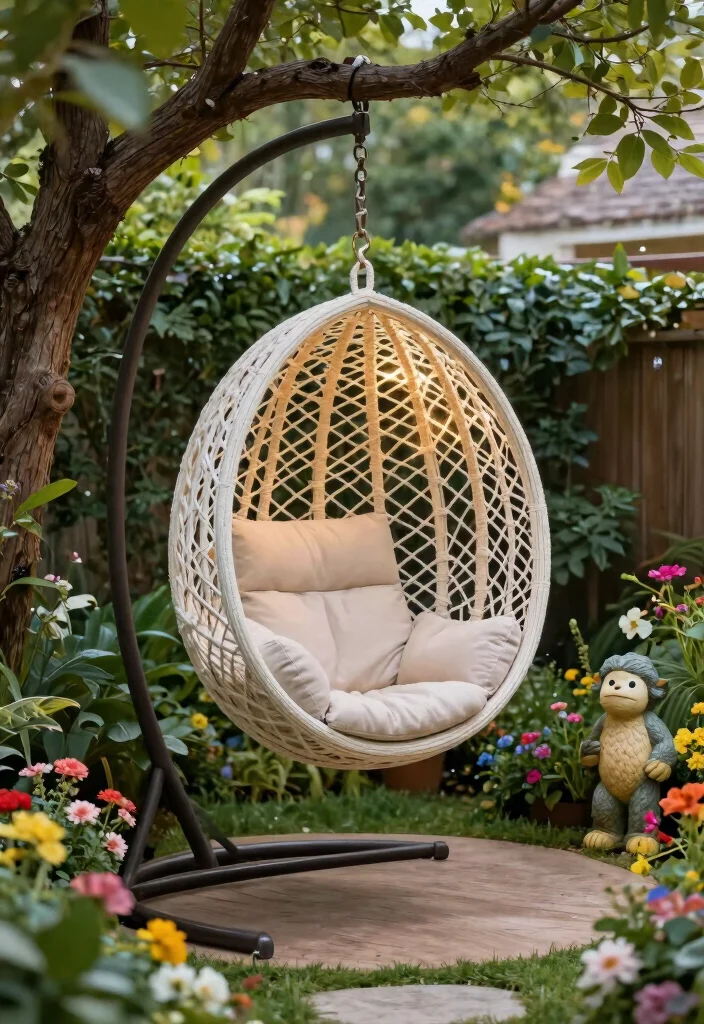 15 Stylish Outdoor Accent Chair Ideas for Cozy Nooks 3 15 Stylish Outdoor Accent Chair Ideas for Cozy Nooks 3. Hanging Egg Chair 0