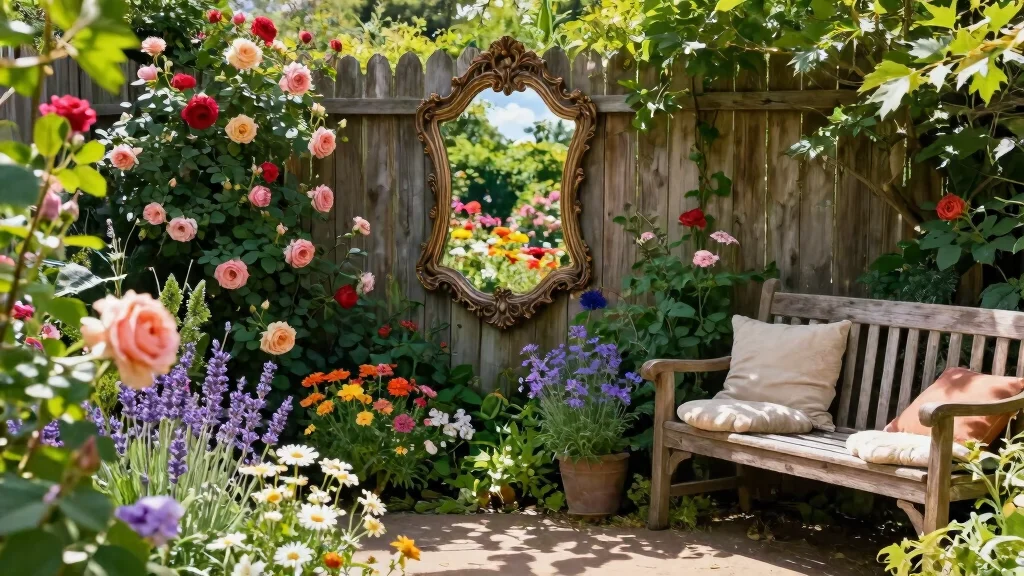 15 Unique Outdoor Mirror Inspiration for Your Secret Garden