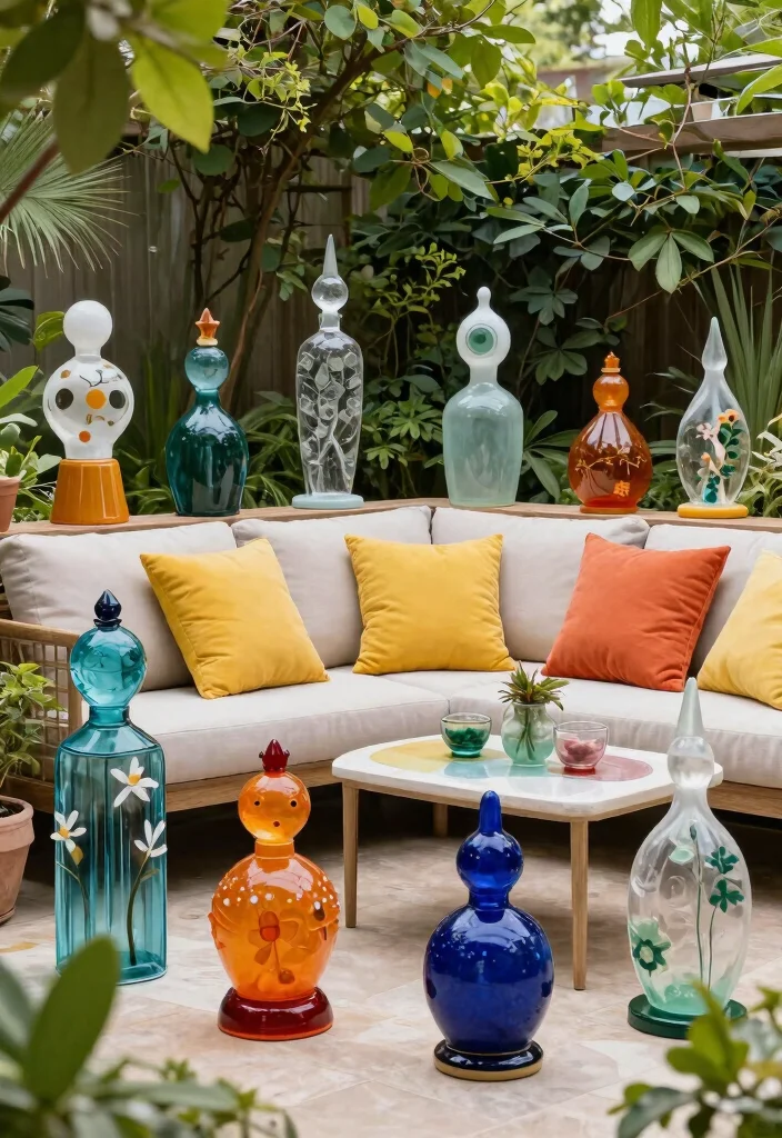 15 Whimsical Garden Statue Decor Ideas Yard Art 11. Garden Totems 0