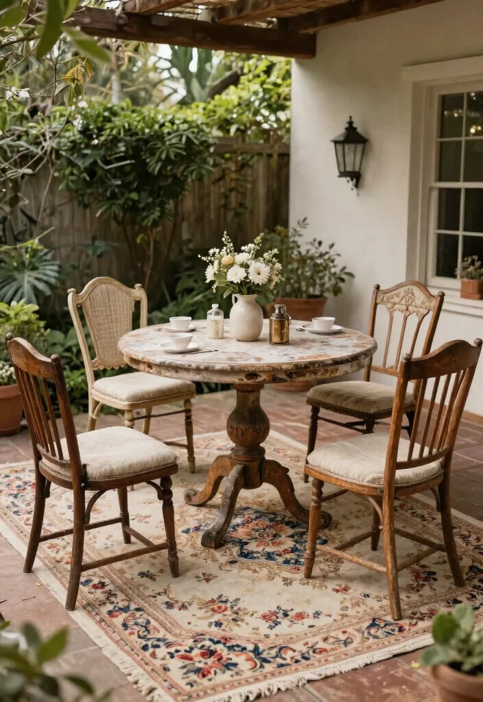 21 Beautiful Outdoor Patio Rug Ideas to Anchor Your Space 11 21 Beautiful Outdoor Patio Rug Ideas to Anchor Your Space 11. Vintage Charm 0