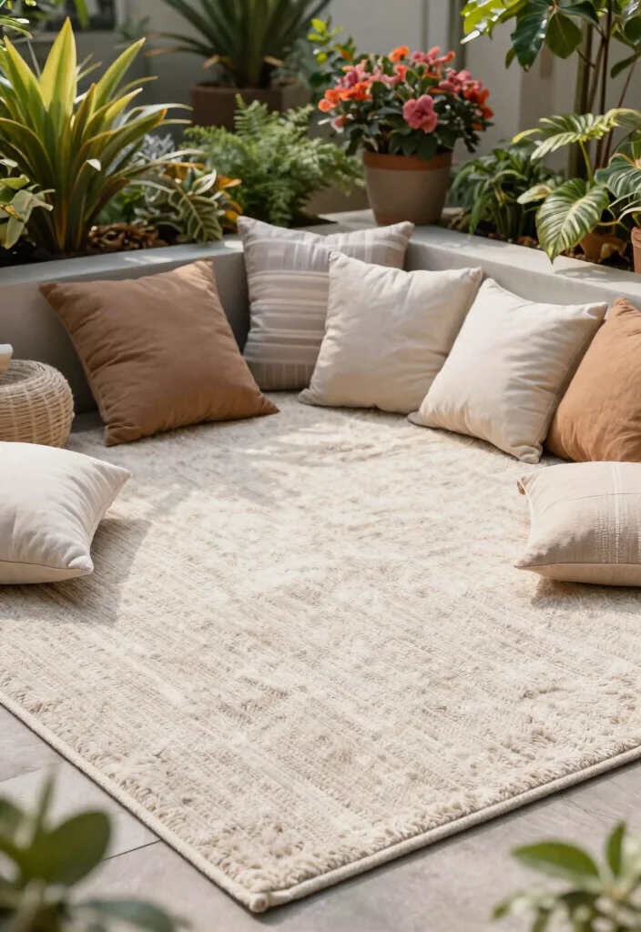 21 Beautiful Outdoor Patio Rug Ideas to Anchor Your Space 15 21 Beautiful Outdoor Patio Rug Ideas to Anchor Your Space 15. Textured Cotton Rugs 0