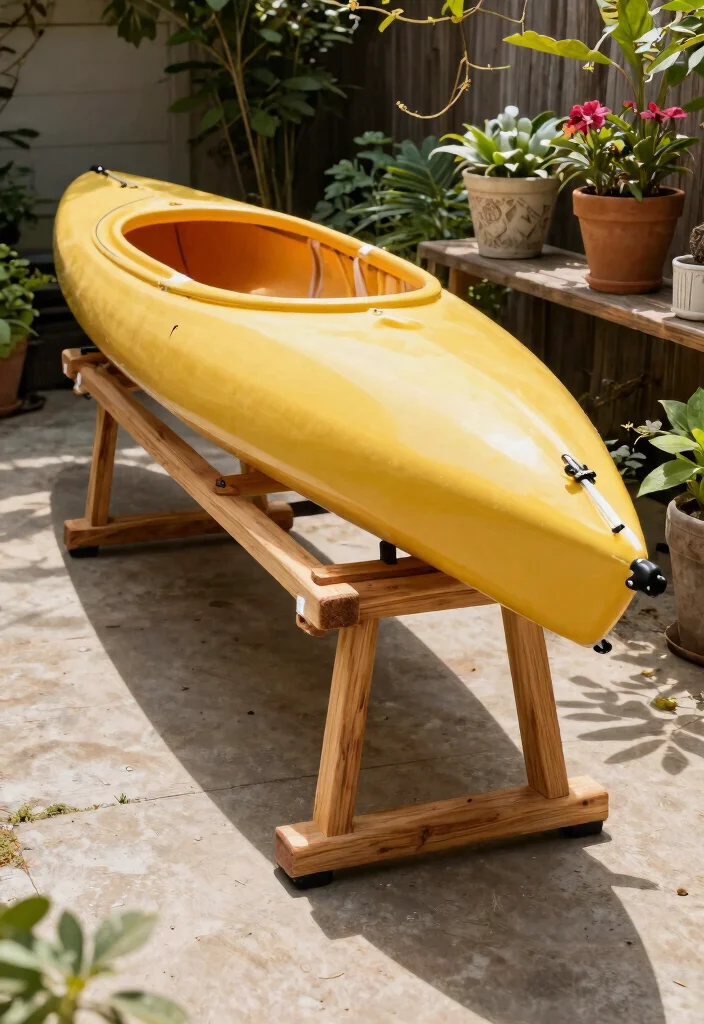 21 Clever Kayak Storage Ideas to Protect Your Boat 9. Custom Kayak Racks 0