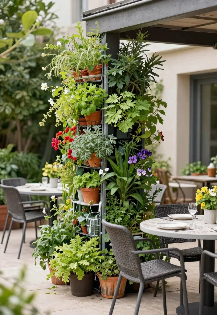 21 Elegant Patio Dining Set Ideas for Summer Meals 13 21 Elegant Patio Dining Set Ideas for Summer Meals 13. Vertical Gardens for a Fresh Touch 0