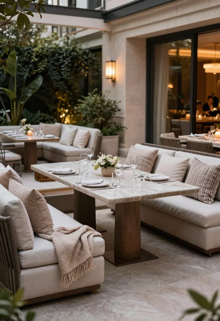 21 Elegant Patio Dining Set Ideas for Summer Meals 17 21 Elegant Patio Dining Set Ideas for Summer Meals 17. Elegant Outdoor Lounging with Dining in Mind 0