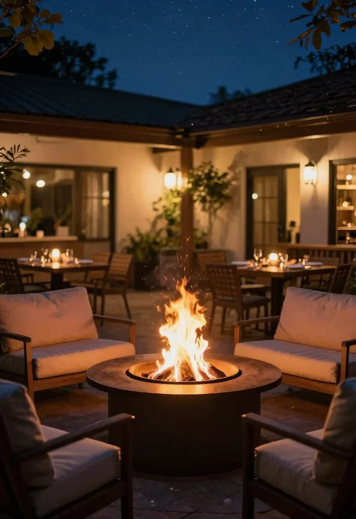 21 Elegant Patio Dining Set Ideas for Summer Meals 20 21 Elegant Patio Dining Set Ideas for Summer Meals 20. Intimate Fire Pit Dining Experiences 0