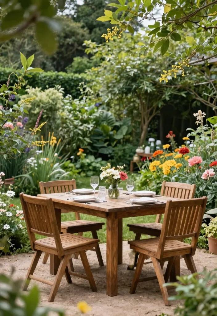21 Elegant Patio Dining Set Ideas for Summer Meals 21 21 Elegant Patio Dining Set Ideas for Summer Meals 21. Nature Inspired Outdoor Dining 0
