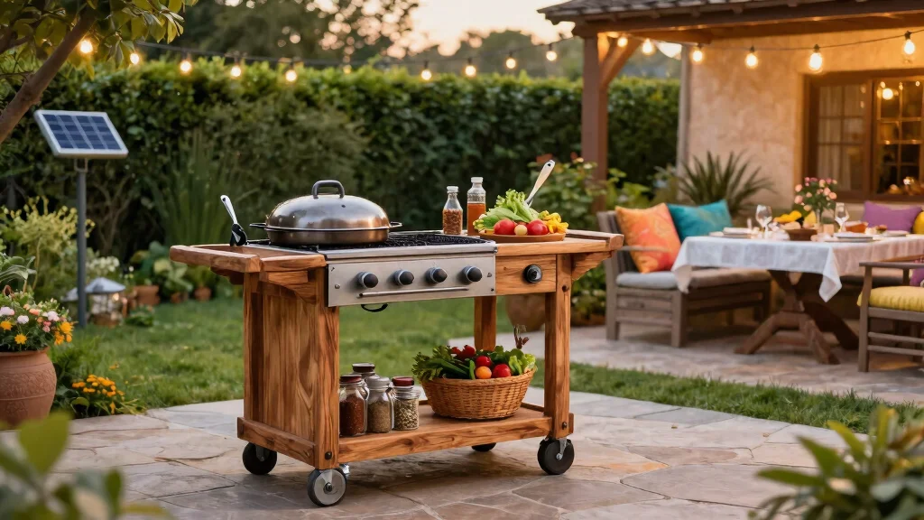 21 Epic Grill Trolley Ideas for Your Outdoor Kitchen