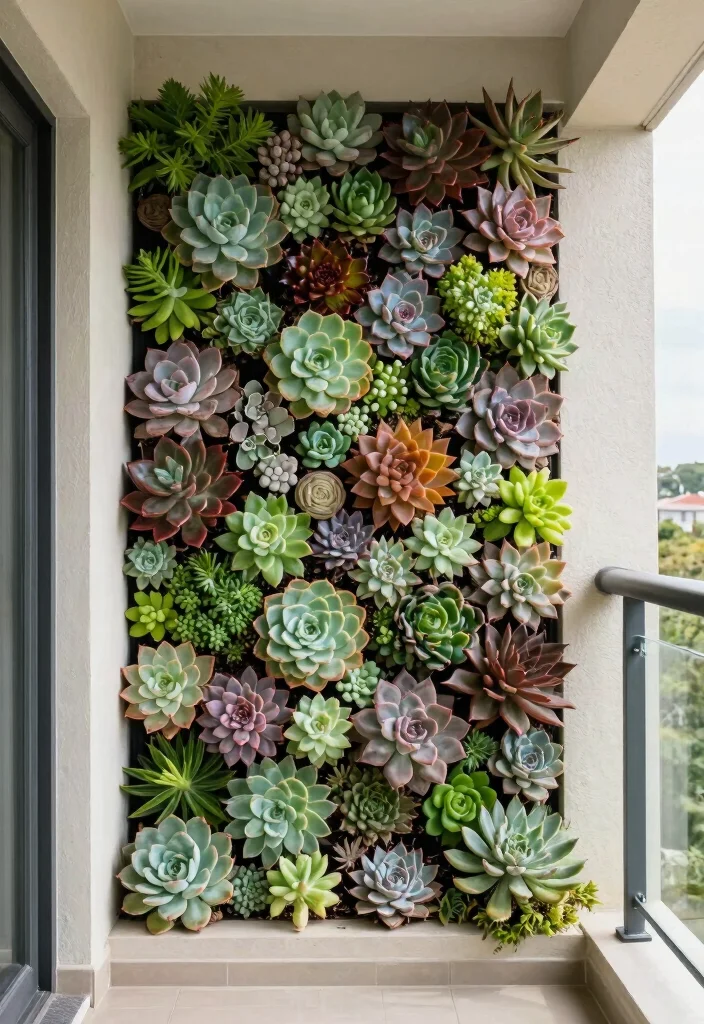 21 Space Saving Vertical Planter Ideas for Balconies 19 21 Space Saving Vertical Planter Ideas for Balconies 19. Vertical Succulent Gardens 0