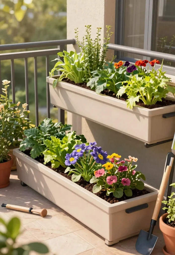 21 Space Saving Vertical Planter Ideas for Balconies 21 21 Space Saving Vertical Planter Ideas for Balconies 21. Vertical Raised Garden Beds 0
