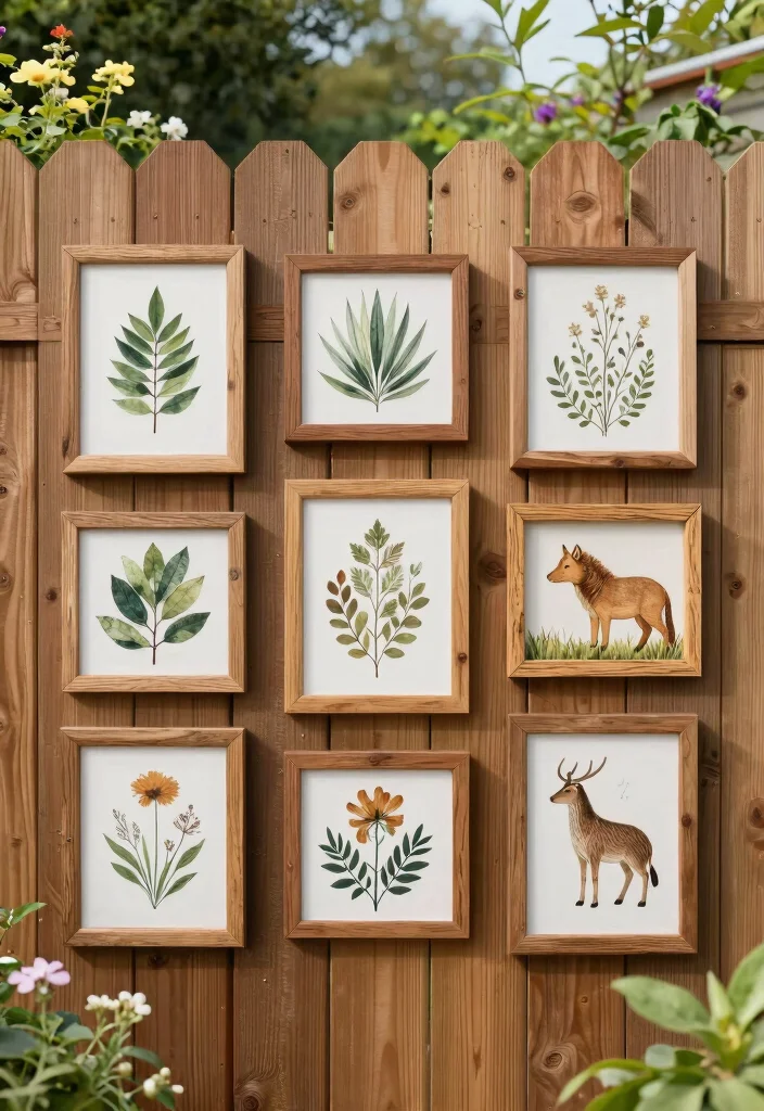 21 Stunning Outdoor Wall Art Ideas to Decorate Fences 16. Nature Inspired Wall Art 0