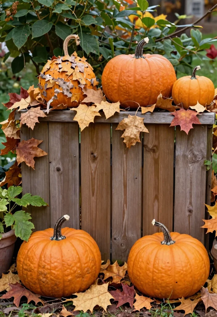 21 Stunning Outdoor Wall Art Ideas to Decorate Fences 20. Seasonal Decor Changes 0