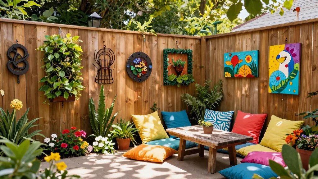 21 Stunning Outdoor Wall Art Ideas to Decorate Fences