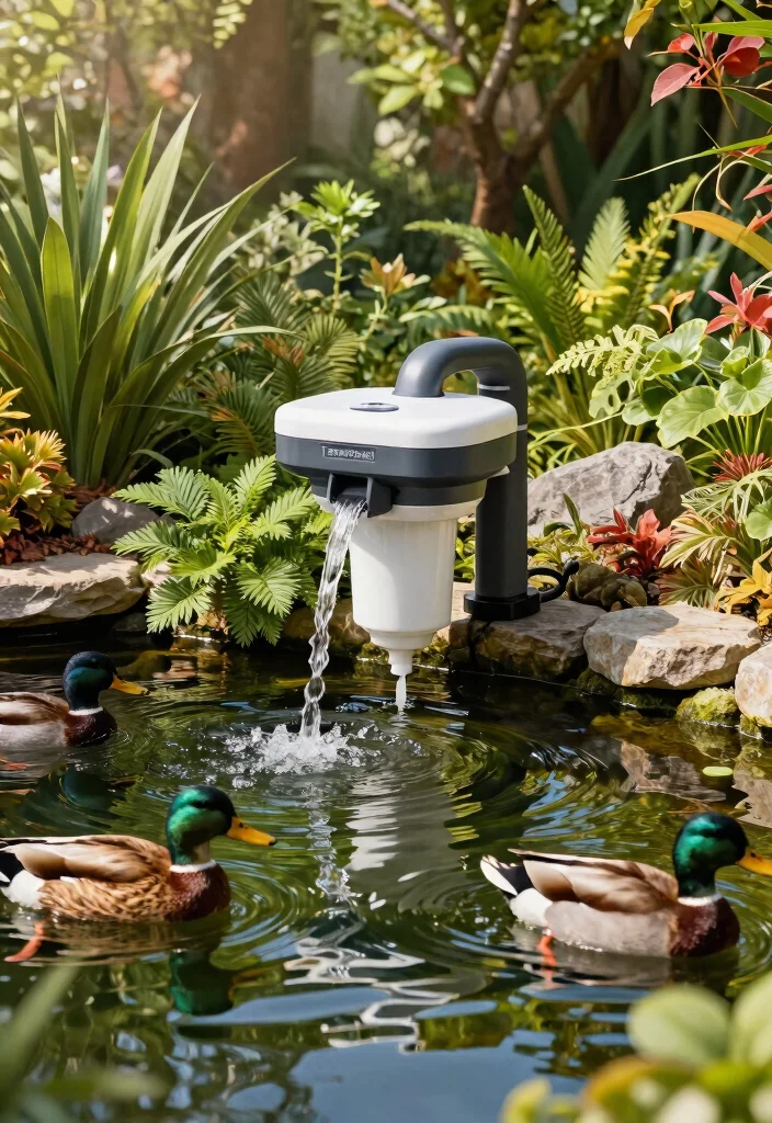 7 Best Duck Pond Filter Options for Heavy Duty Waste 5. TetraPond Water Garden Filter with UV Clarifier 0