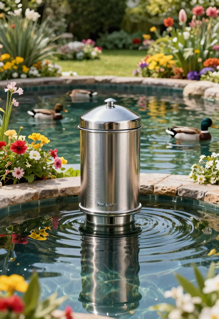 7 Best Duck Pond Filter Options for Heavy Duty Waste 6. SeaClear 304 Stainless Steel Filter 0