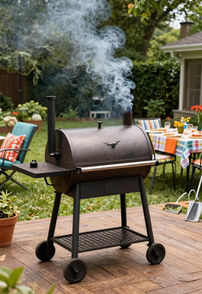 7 Best Offset Smokers for Brisket Perfectly Hold Temp for Outdoor Cooking 1. Oklahoma Joes Longhorn Reverse Flow Smoker 0