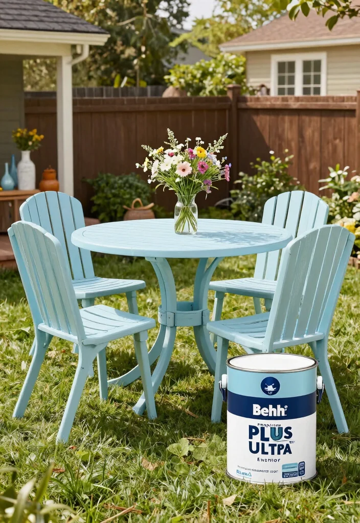 7 Best Paint for Aluminum Patio Furniture Pro Tips 3. Behr Premium Plus Ultra Exterior Paint 0