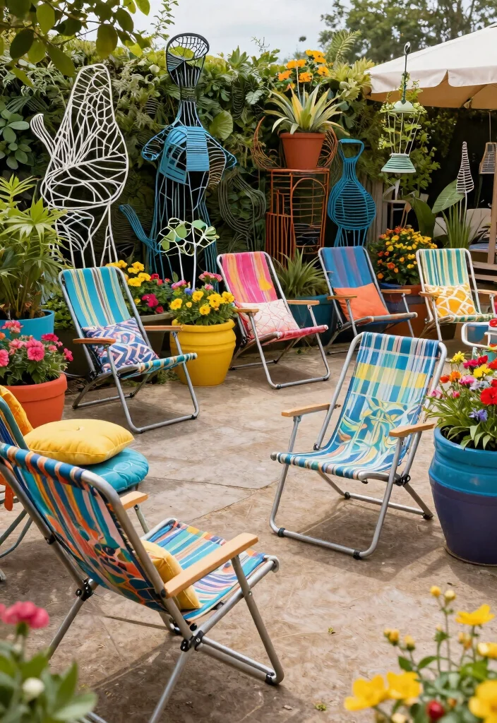 7 Best Room Essentials Sling Folding Patio Chair Looks 4. Eclectic Mix for Unique Personalities 0