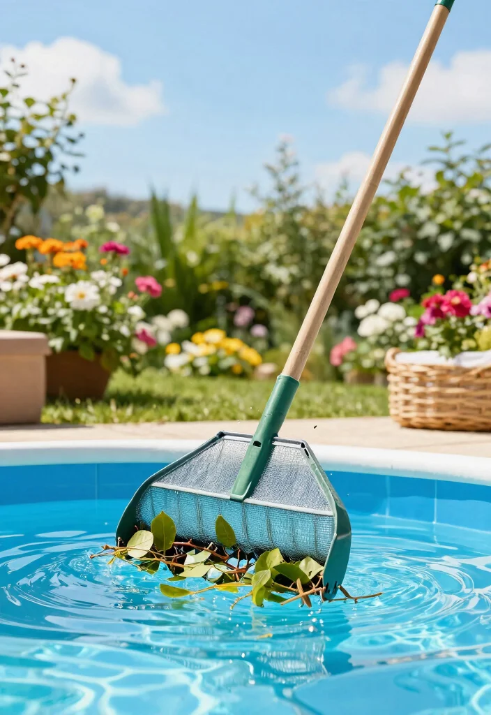 7 Cheap DIY Pool Vacuum Ideas Quick Fix 2. The Leaf Rake Combo 0